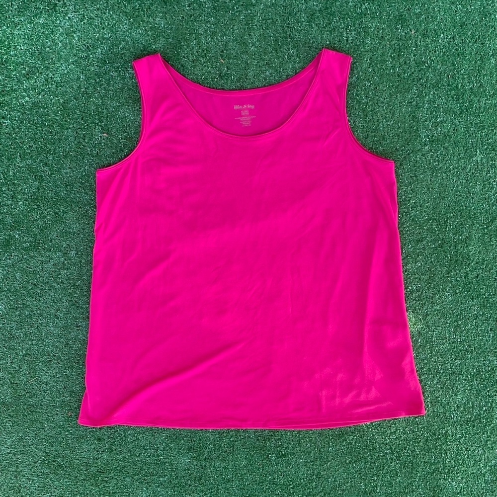 White Stag Bright Fuchsia Scoop Neck Tank